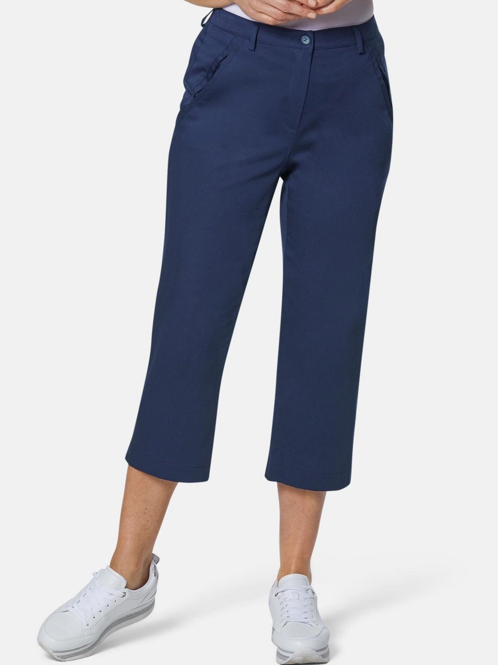 Goldner Hose Damen Baumwolle blau, 42