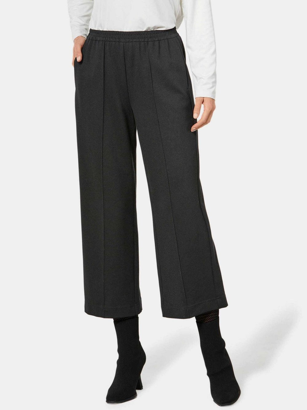 Goldner Culotte Damen Viskose schwarz, 42