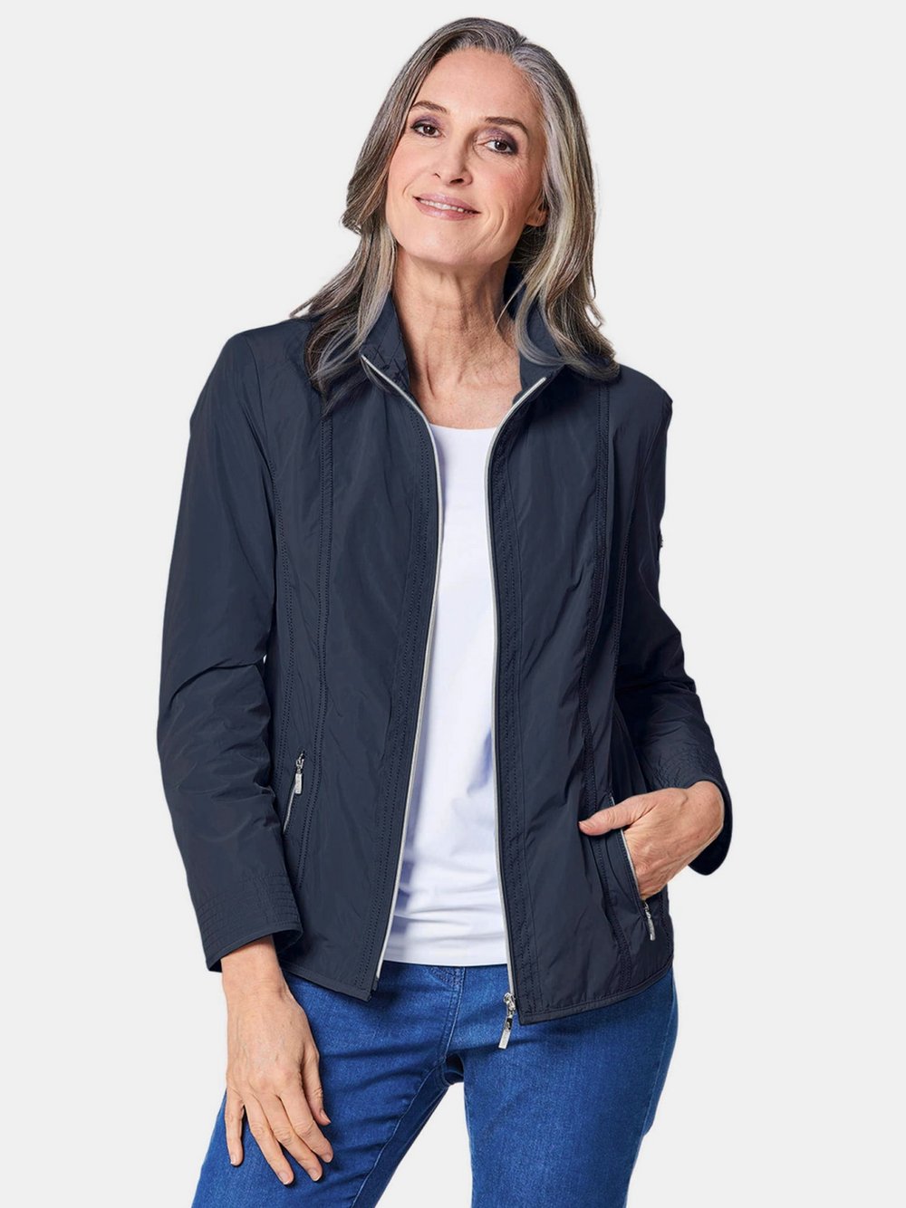 Goldner Jacke Damen blau, 42