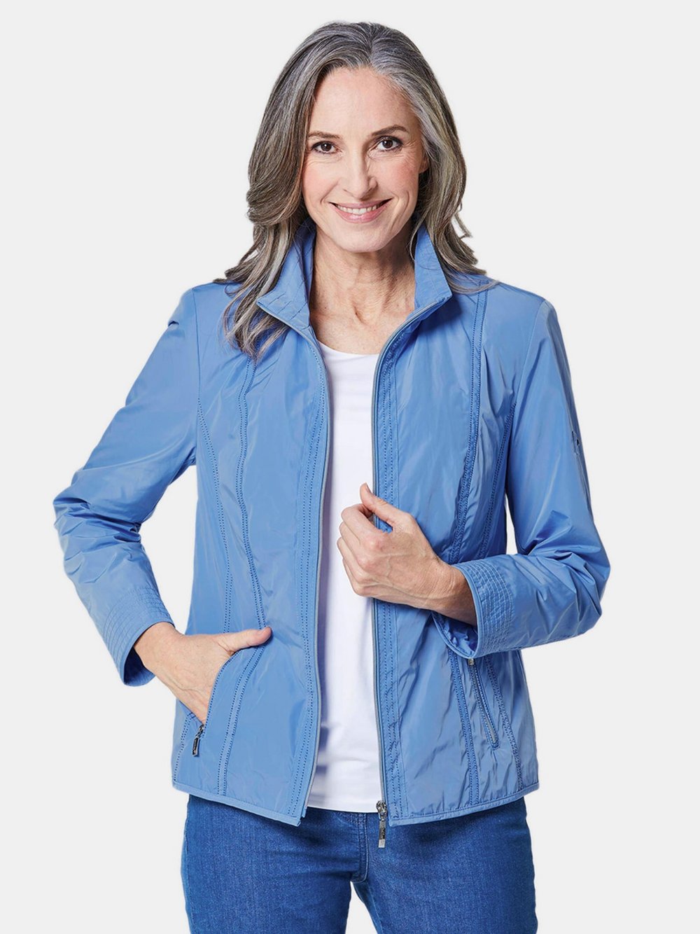 Goldner Jacke Damen blau, 46