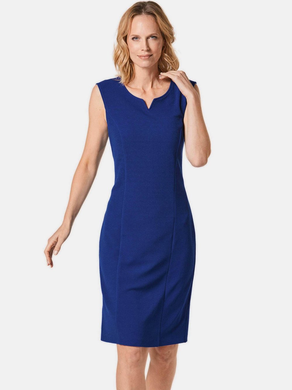 Goldner Kleid Damen blau, 44
