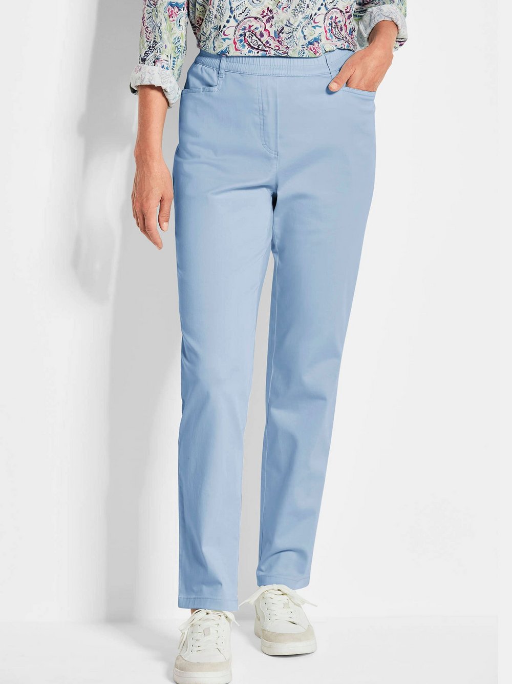 Goldner Baumwollschlupfhose LOUISA Damen Baumwolle blau, 46