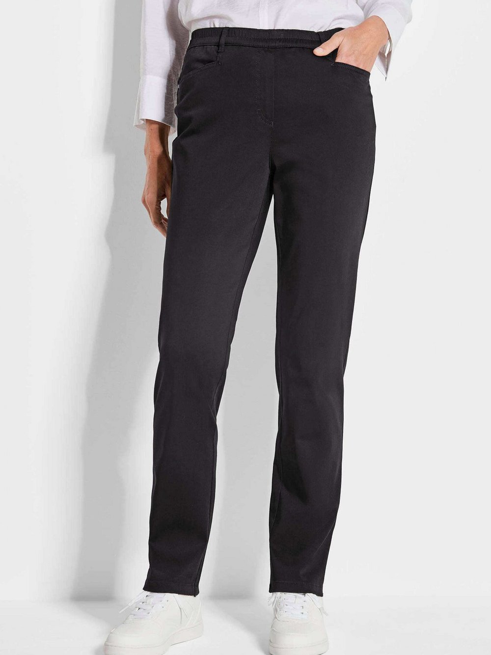 Goldner Baumwollschlupfhose LOUISA Damen Baumwolle schwarz, 50
