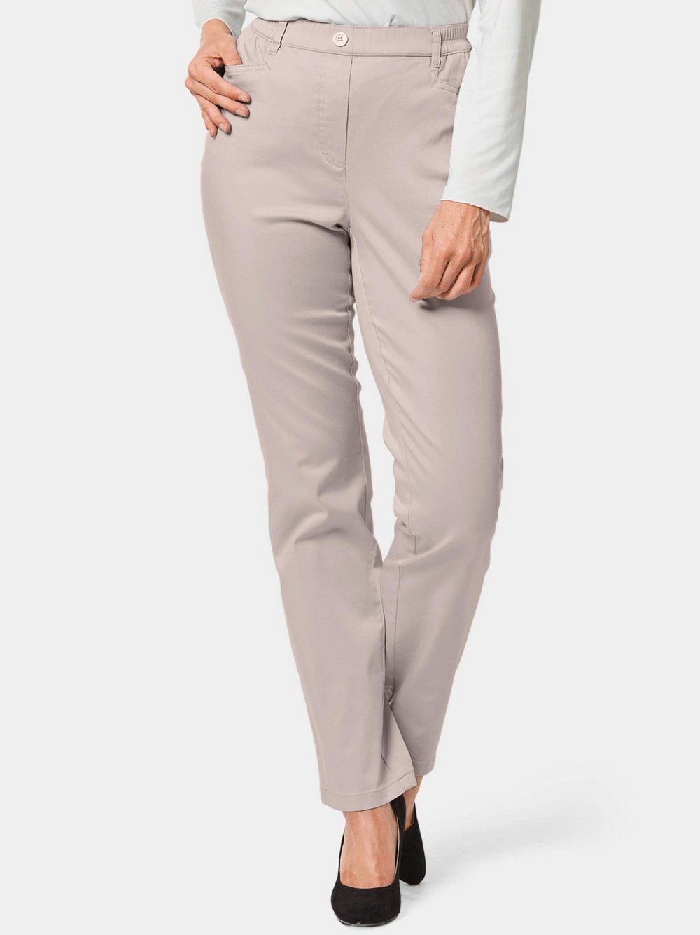 Goldner Baumwollschlupfhose MARTHA Damen Baumwolle braun, 40