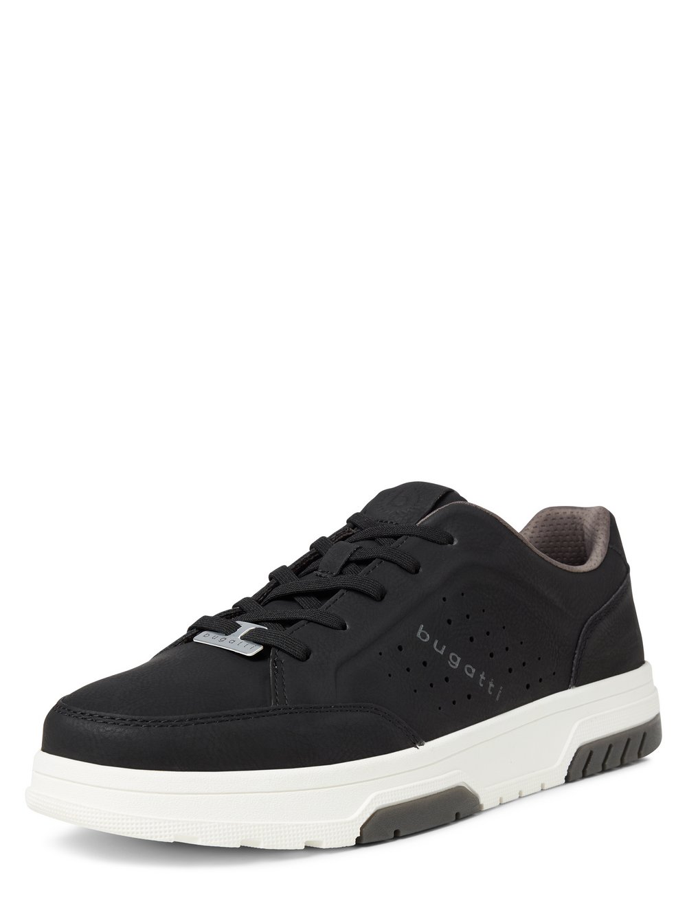Bugatti Sneaker Herren Kunstleder schwarz, 46