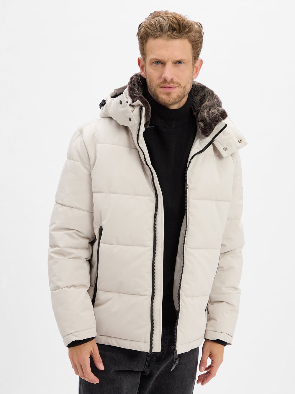 Strellson Winterjacke Herren beige, 56