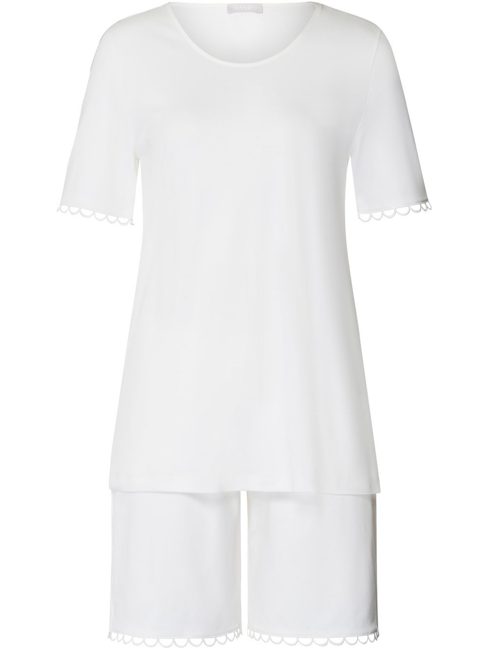 VAN GRAAF Hanro Damen Weiß Shorty Jersey Groß