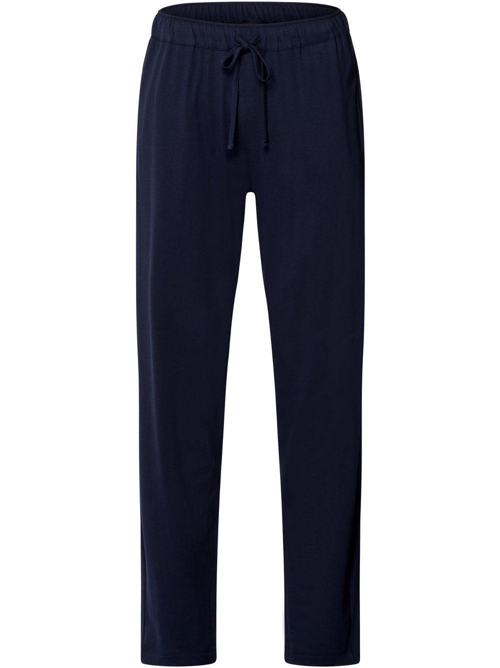 VAN GRAAF Hanro Herren Marine Pyjamahose Jersey Blau, Mittel