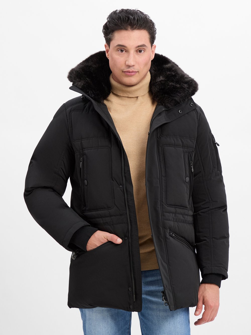 Wellensteyn Funktionsparka Herren schwarz, L