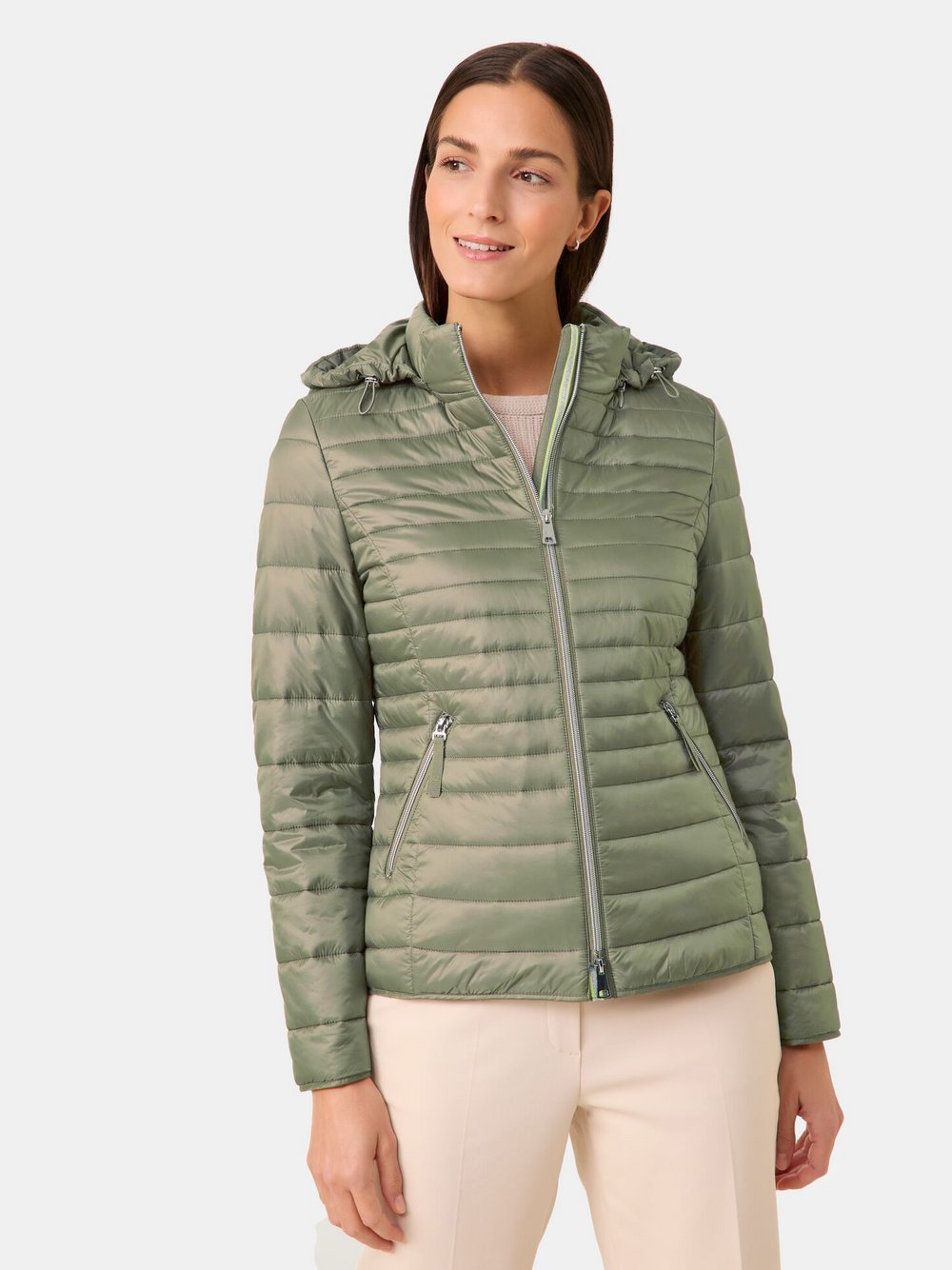 Gerry Weber Steppjacke Damen Polyamid grün, 42