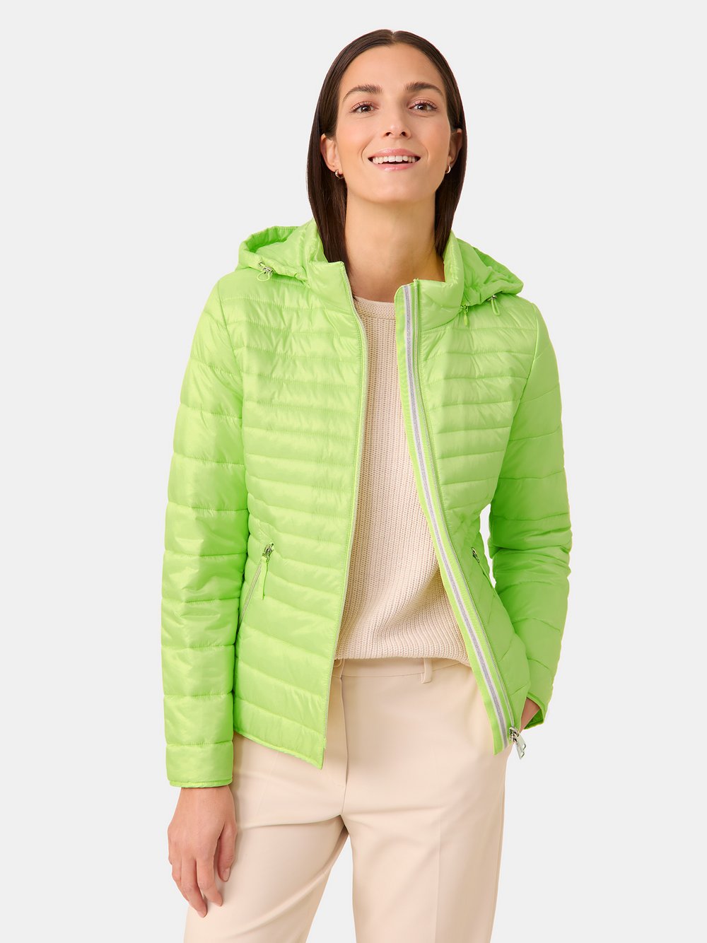 Gerry Weber Steppjacke Damen Polyamid grün, 36