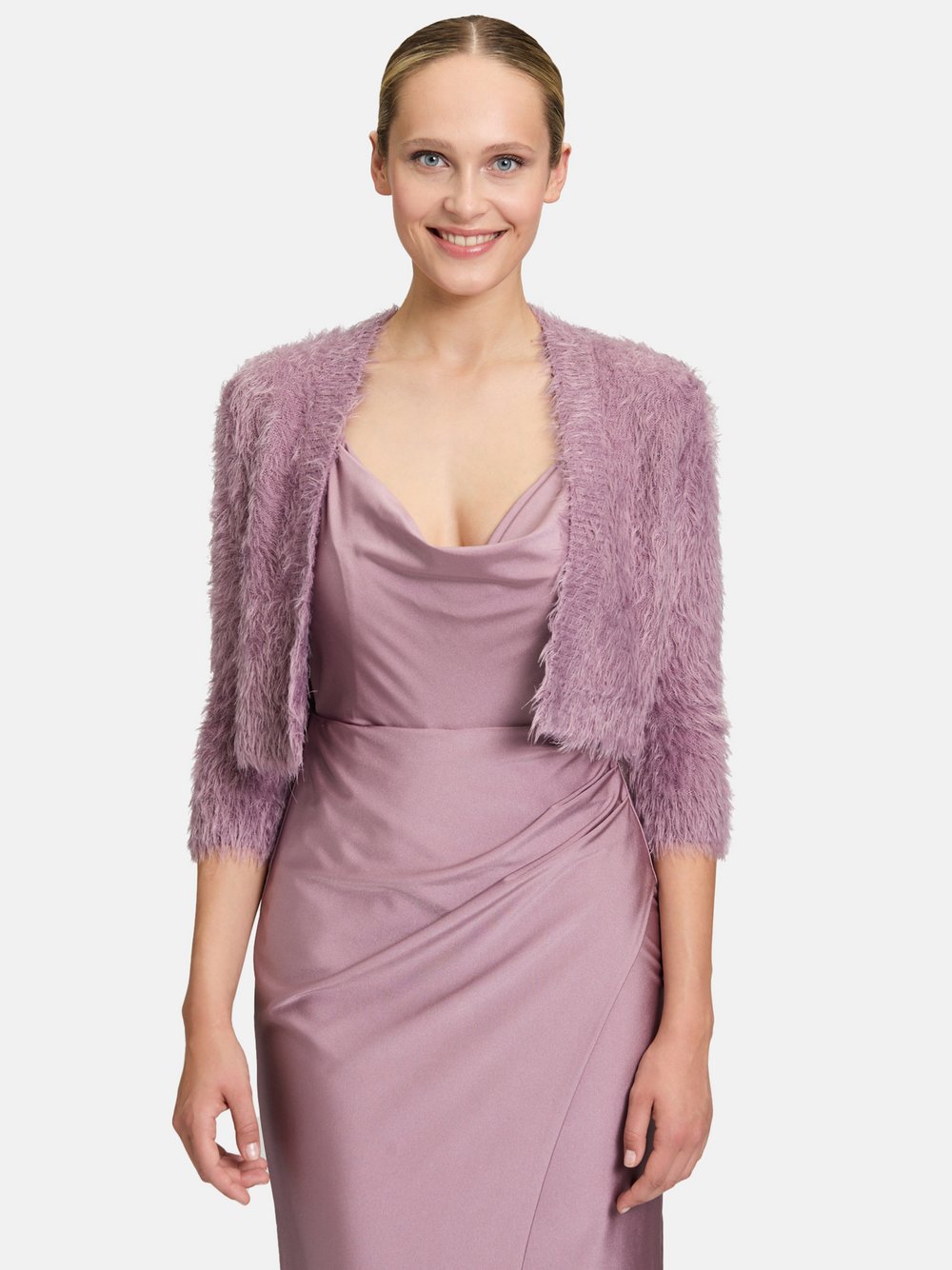 Vera Mont Strickbolero Damen Polyamid lila, L