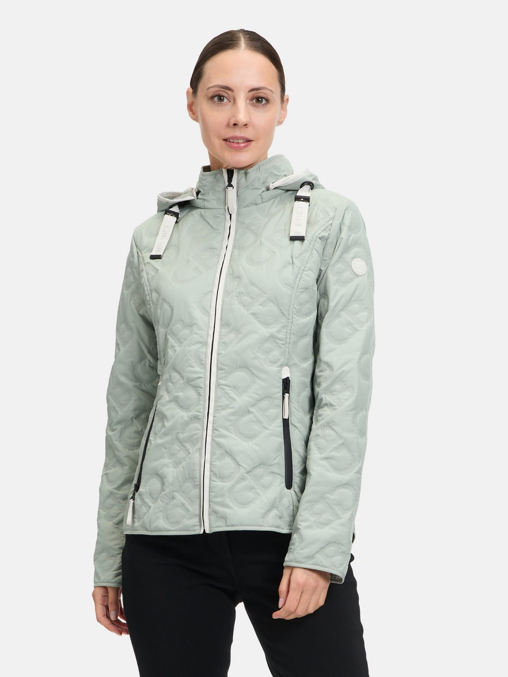 Gil Bret Sommerjacke Damen grau gemustert, 42