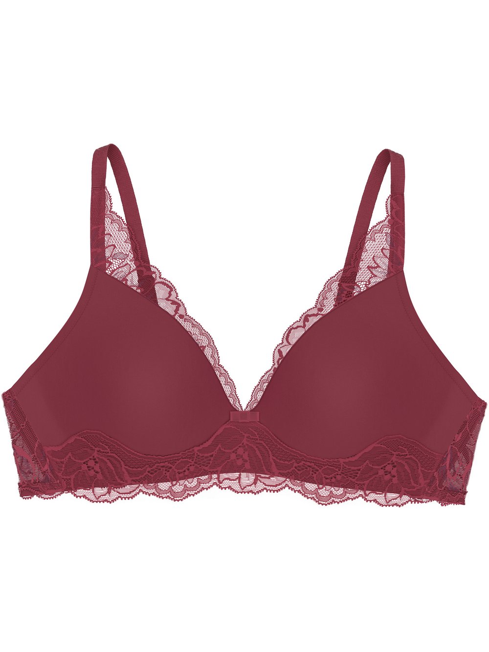 Triumph T-Shirt-BH Damen rot bedruckt, 95C