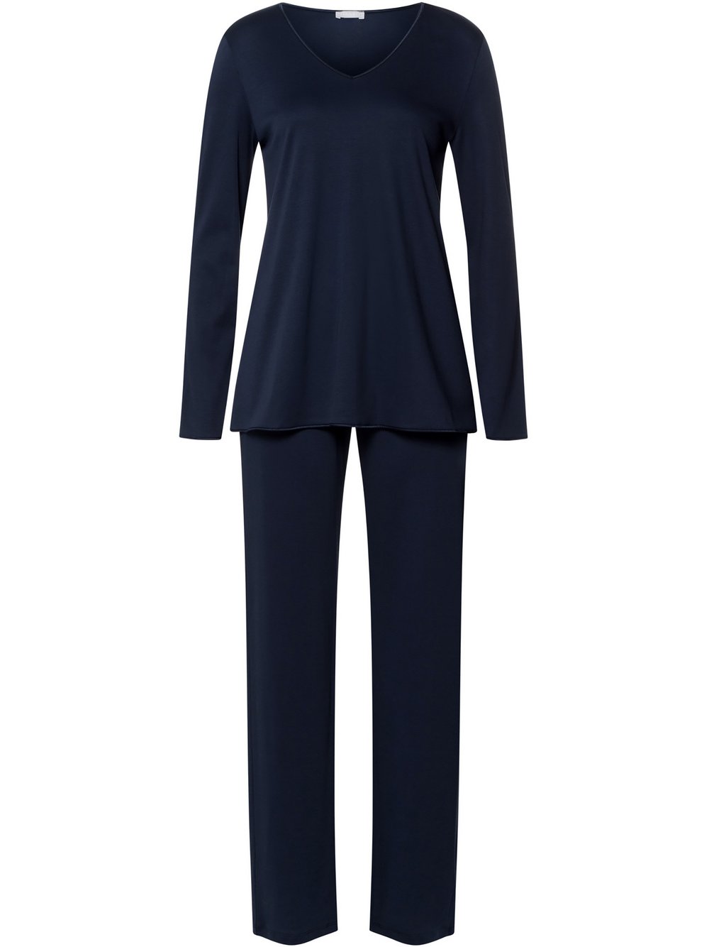 Hanro Pyjama  Damen Jersey blau, M