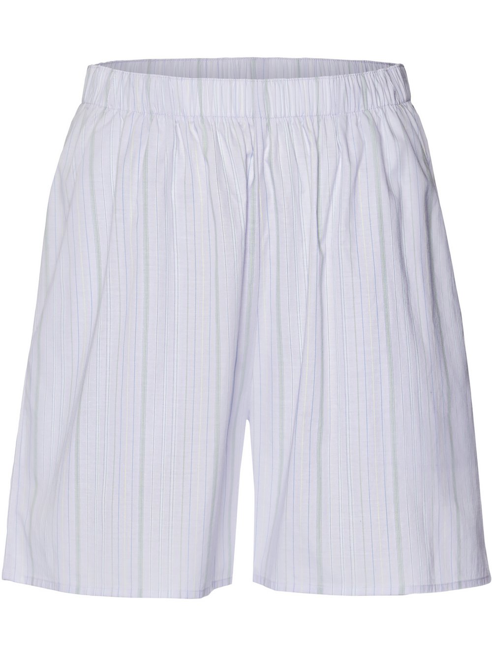 Hanro Pyjamashorts  Damen Baumwolle blau gestreift, L