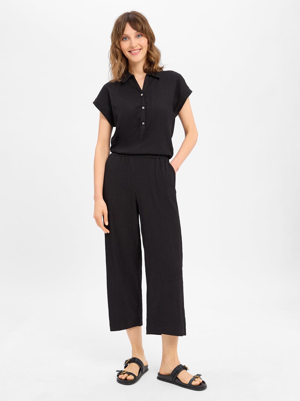 Opus Jumpsuit Damen schwarz, 38