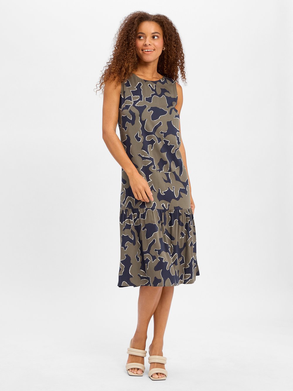 Opus Freizeitkleid Damen Viskose mehrfarbig gemustert, 44