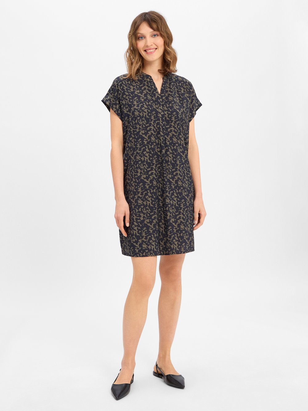 Opus Kleid Damen Viskose mehrfarbig gemustert, 42