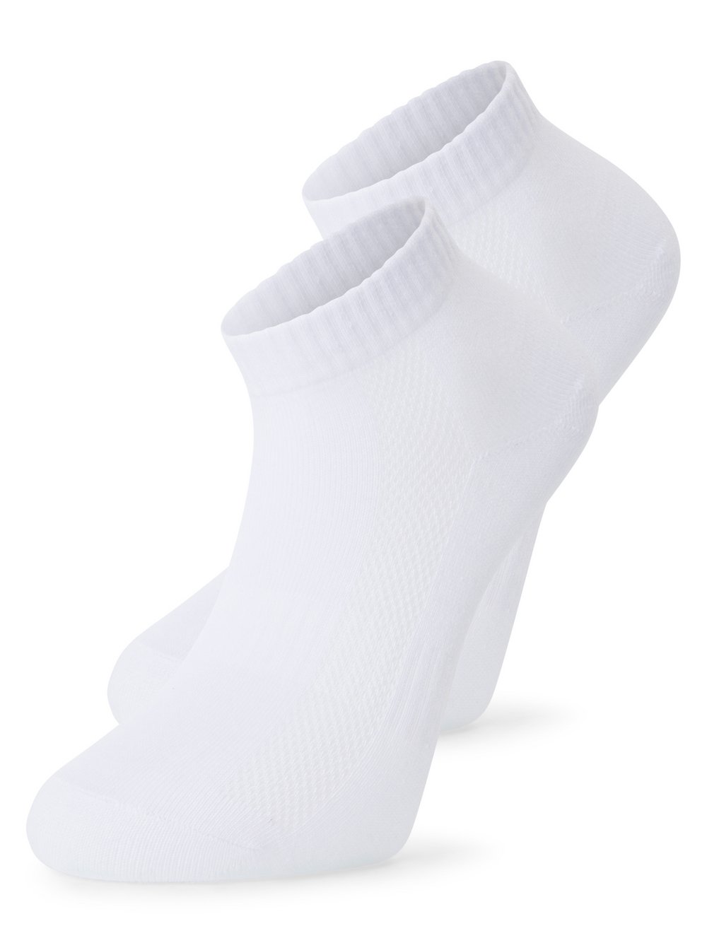Snocks Socken 2er Pack Damen Baumwolle weiß, 43-46