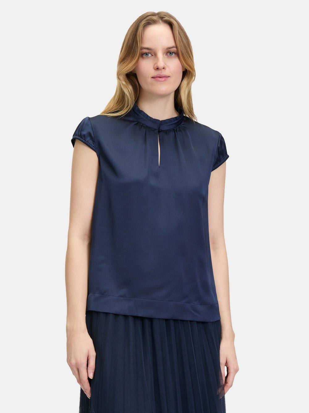 Betty & Co Schlupfbluse Damen blau, 46