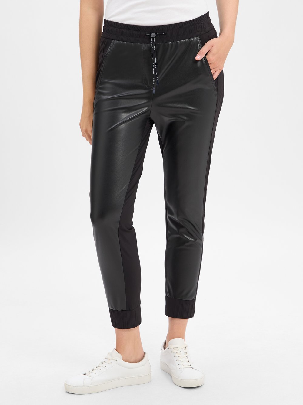Marc Cain Kunstlederhose Damen schwarz, 40