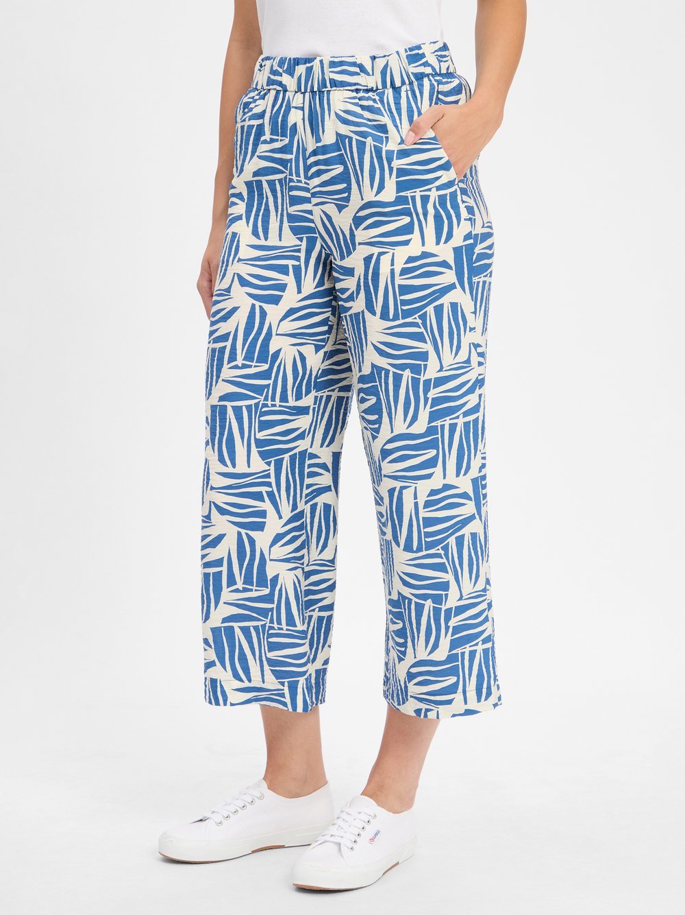 s.Oliver Culotte Damen Viskose mehrfarbig gemustert, 46
