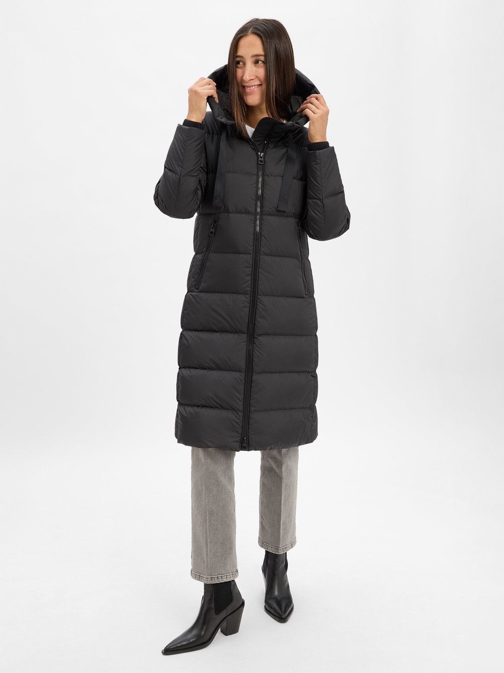 Marc O'Polo Daunenmantel Damen schwarz, 34