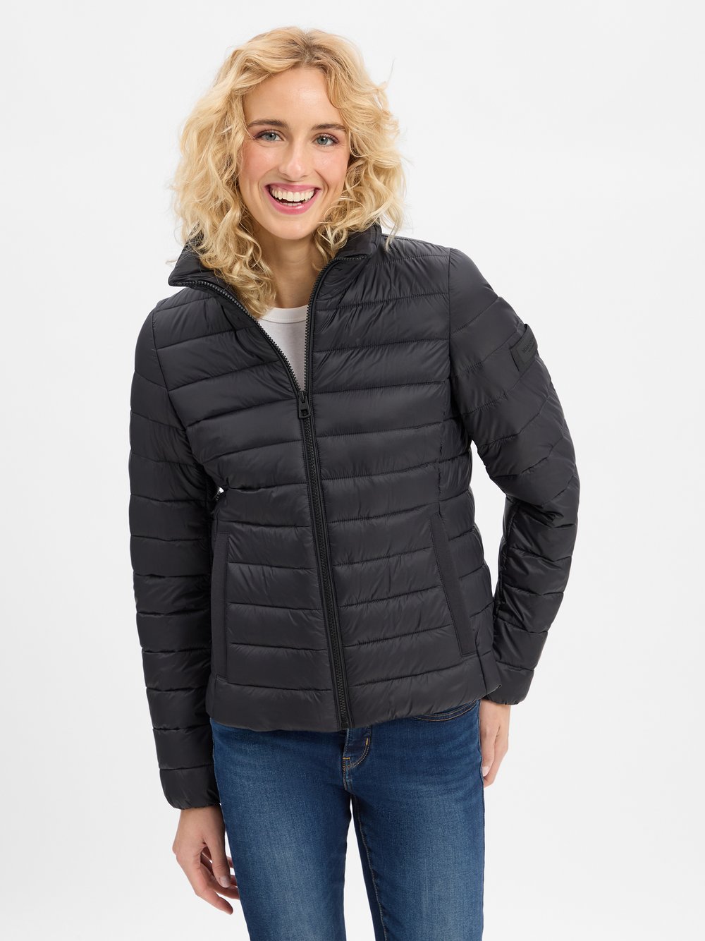 Thumbnail - Marc O'Polo Steppjacke Damen Polyamid schwarz, 34