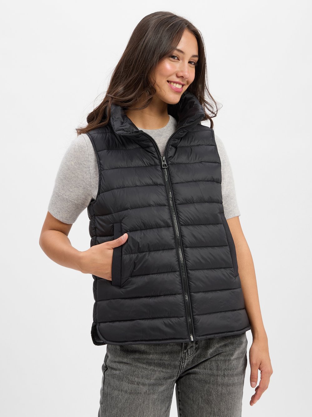 Thumbnail - Marc O'Polo Steppweste Damen Polyamid schwarz, 36