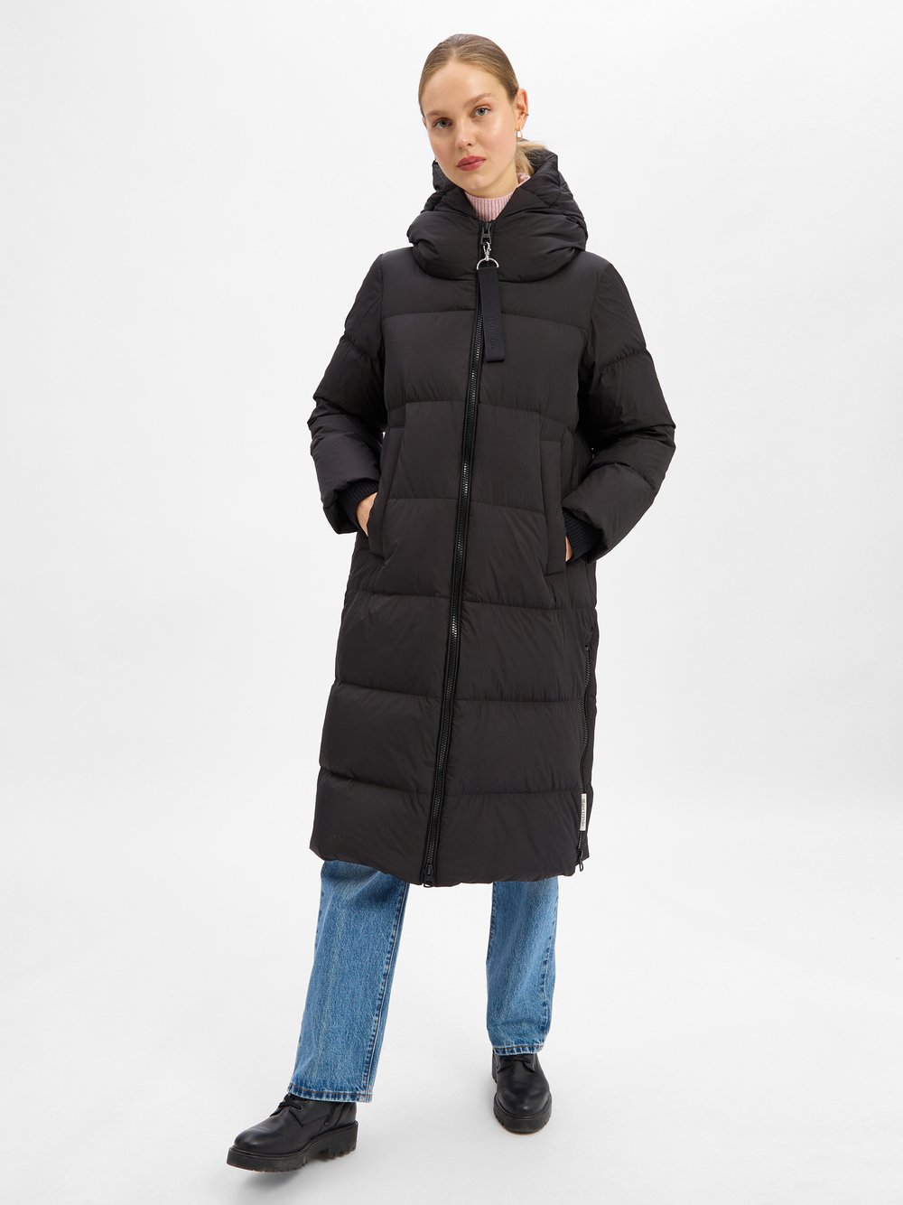 Thumbnail - Marc O'Polo Daunenmantel Damen Polyamid schwarz, 44