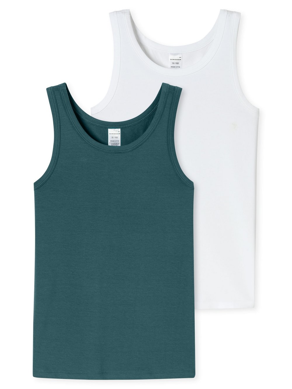 Thumbnail - Schiesser Unterhemd Jungen Jersey mehrfarbig, 152