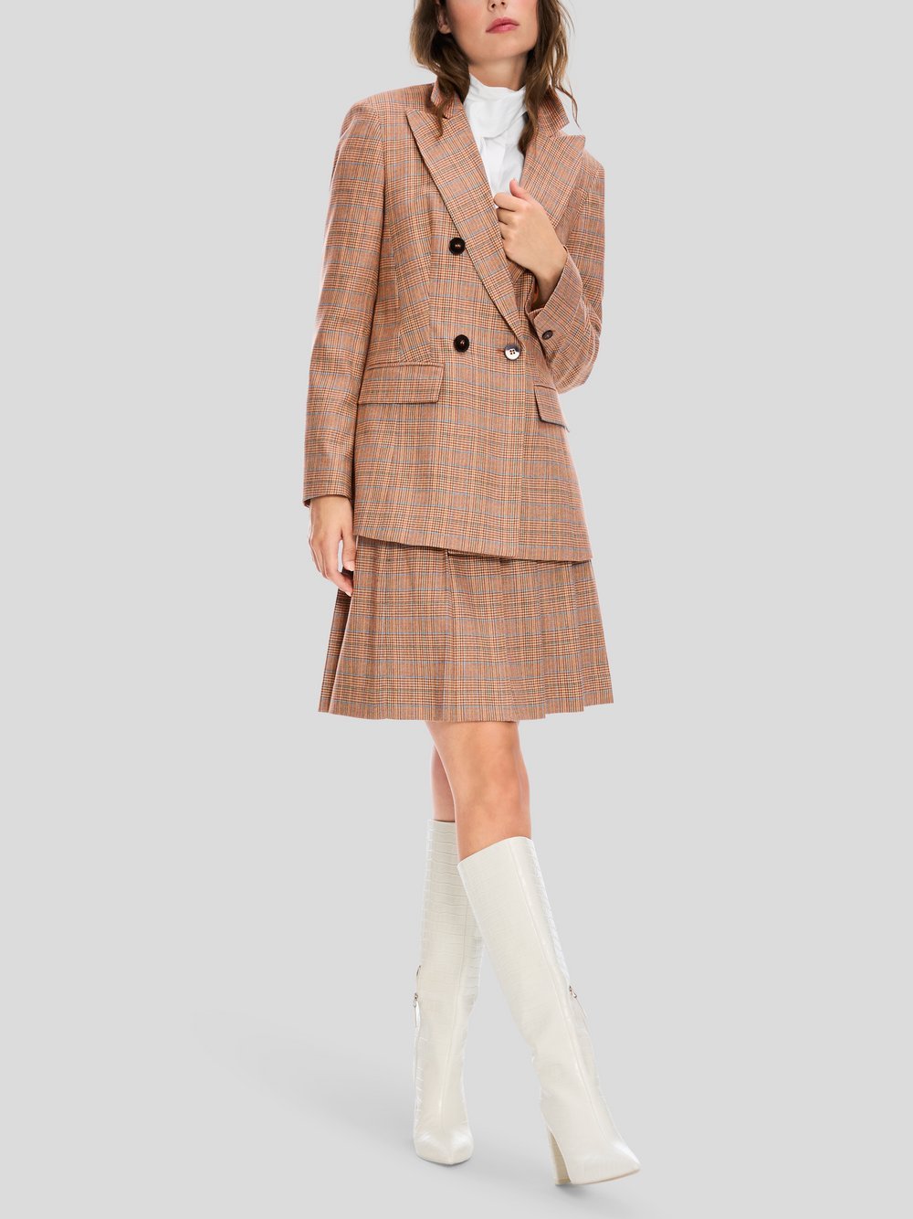 Marc Cain Blazer Damen braun gemustert, 44