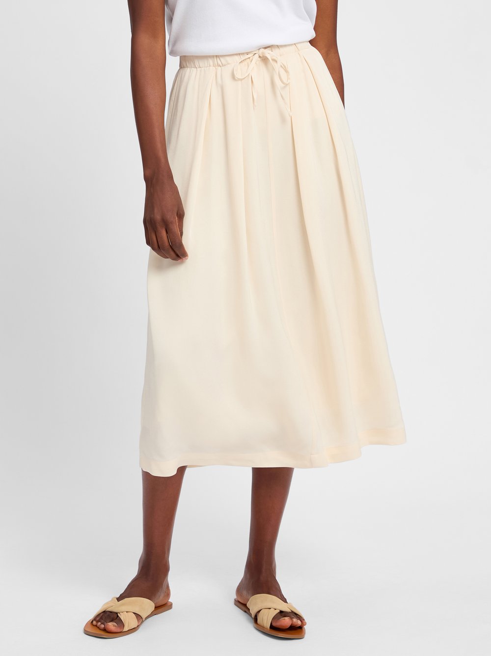 Opus Midirock Damen Viskose beige, 38