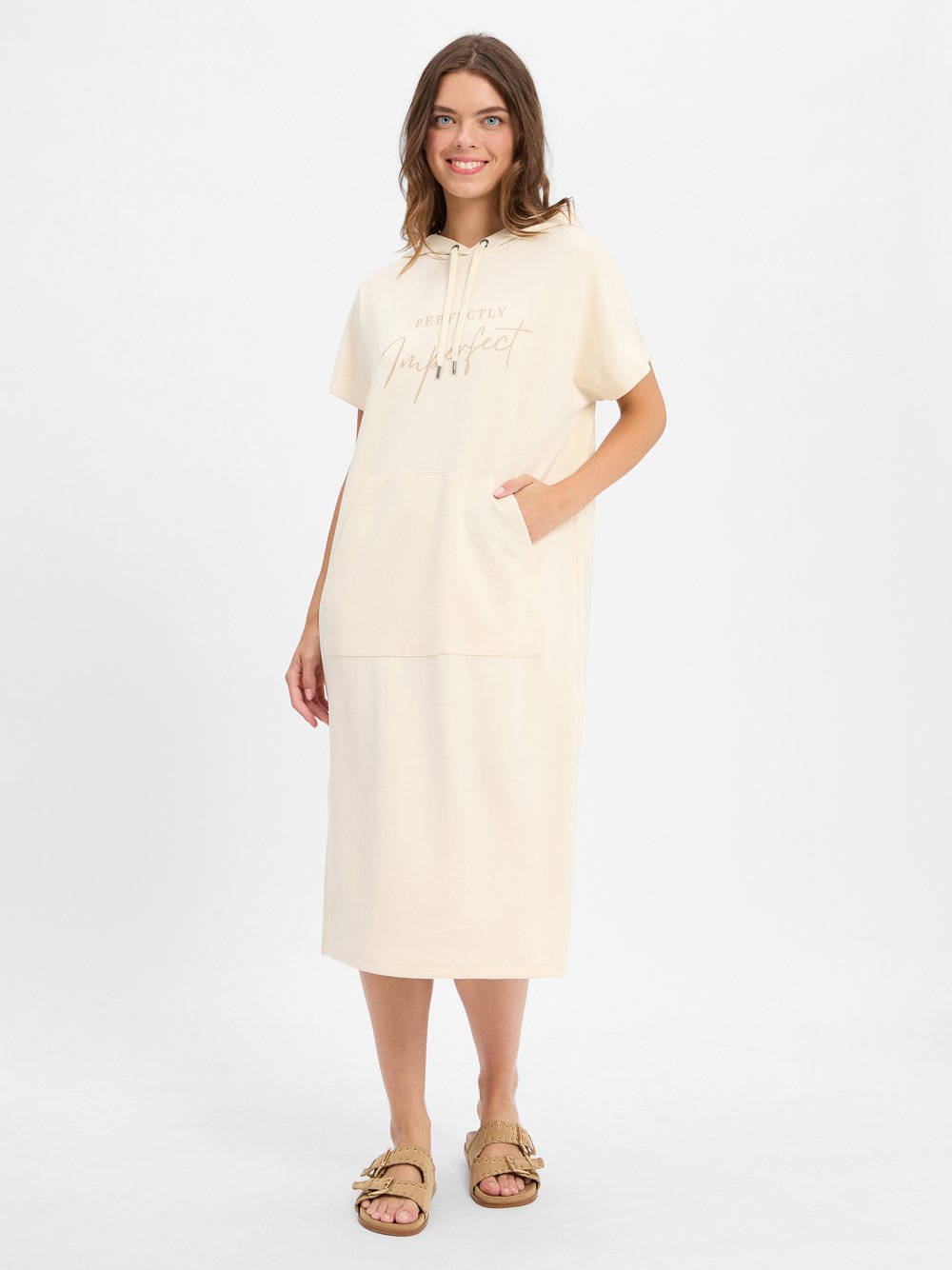soyaconcept® Jerseykleid Damen beige, S