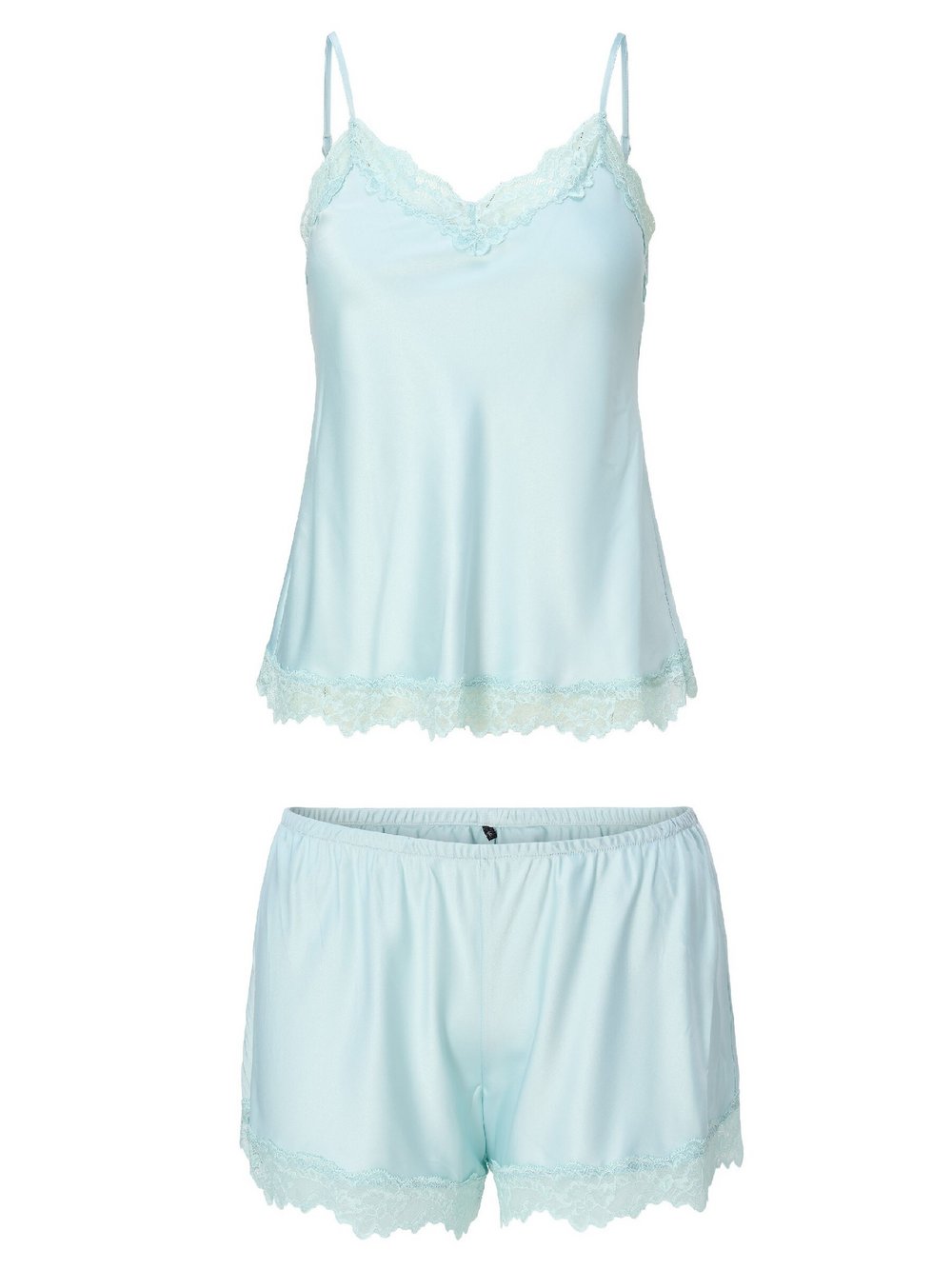 Thumbnail - LingaDore satin top & short DAILY Damen blau, M