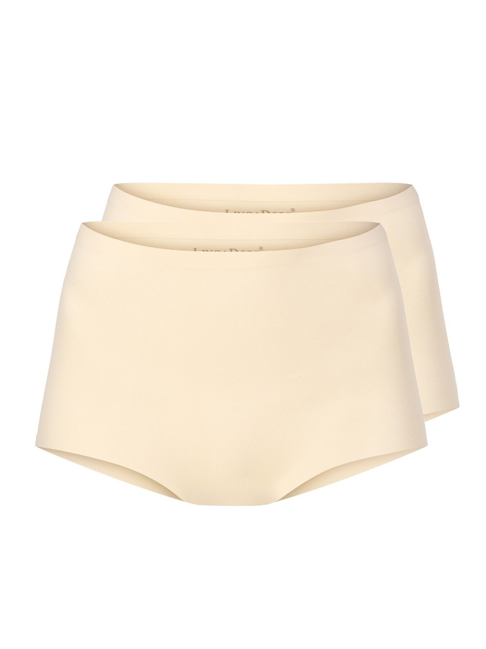 LingaDore 2er-Pack Taillenslips DAILY Damen Polyamid beige, L
