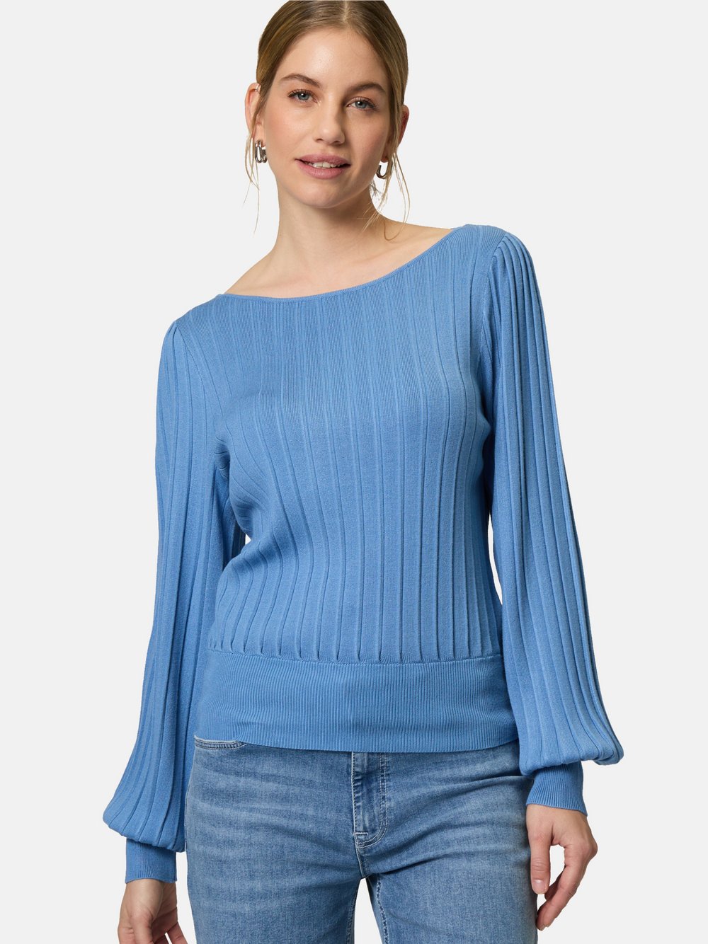 zero Pullover Damen Viskose blau, 40