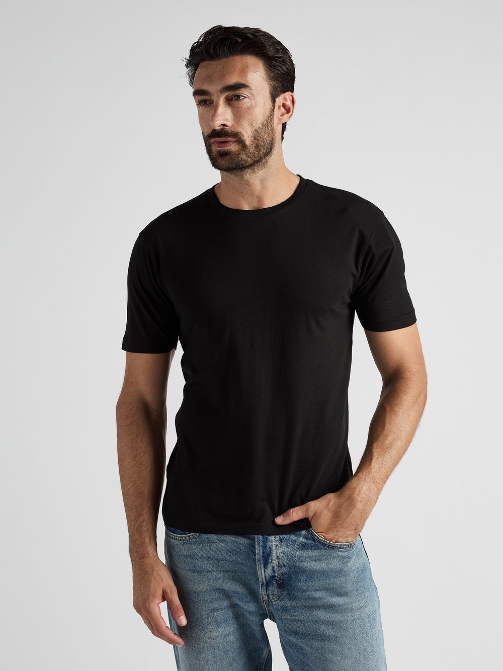 JCC T-Shirt Herren Baumwolle schwarz, XL