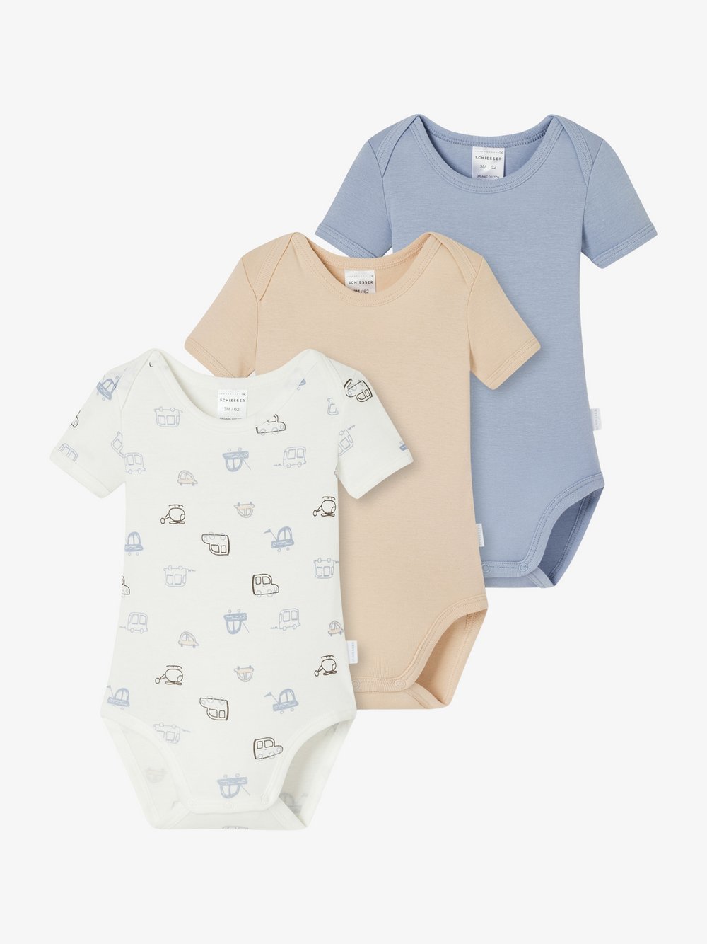 Schiesser Body Jungen Jersey mehrfarbig bedruckt, 68