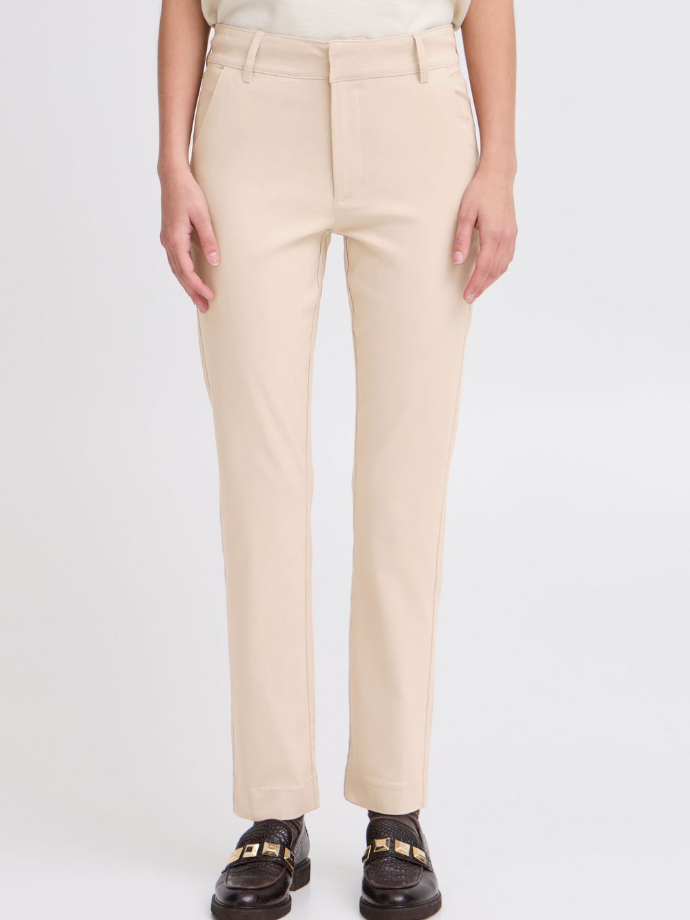 B.Young Chinohose Damen Viskose beige, 44