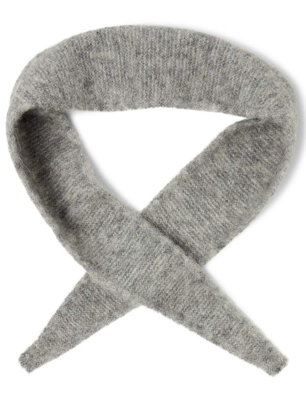 Samsøe Samsøe Strickschal mit Alpaka- und Merino-Anteil Damen grau meliert, ONE SIZE