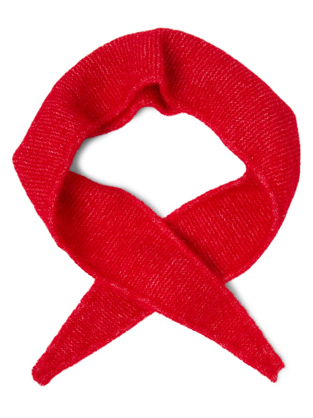 Samsøe Samsøe Strickschal mit Alpaka- und Merino-Anteil Damen rot meliert, ONE SIZE