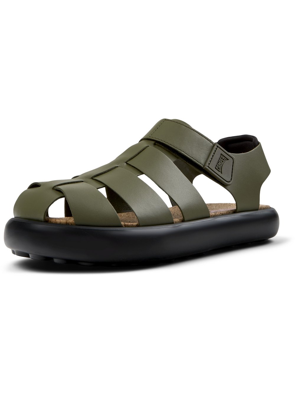 Camper Sandalen Herren Leder grün, 42