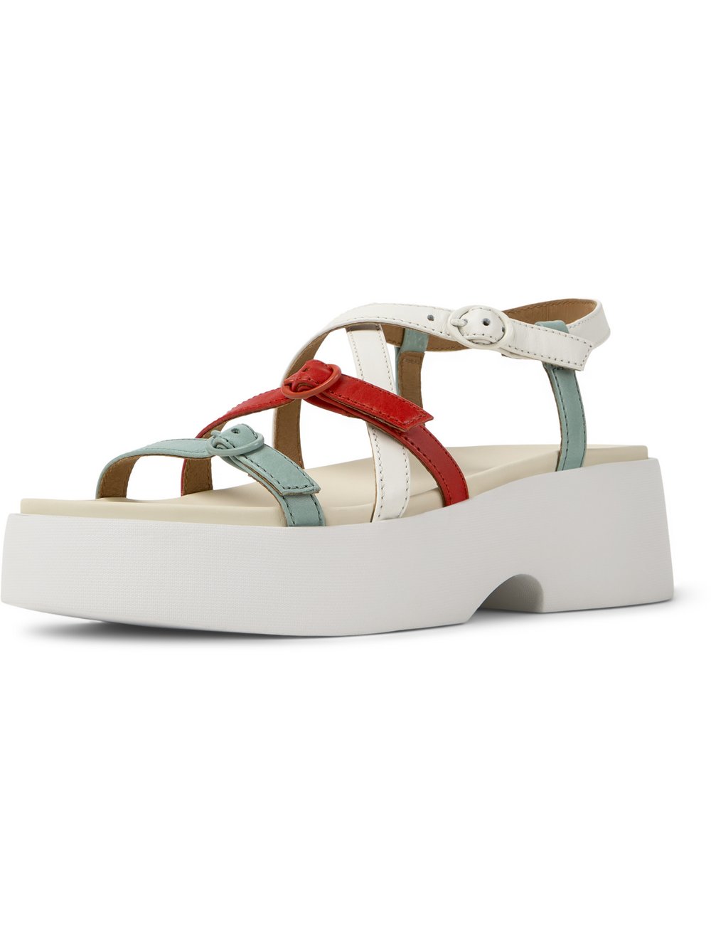 Camper Sandalen Damen Leder mehrfarbig, 41