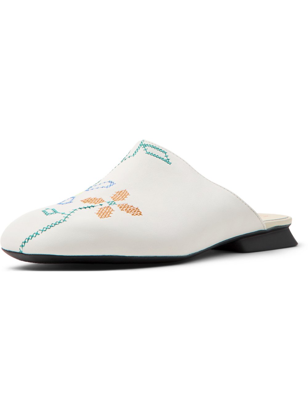 Camper Mules Casi Myra Twins Damen Leder weiß, 41