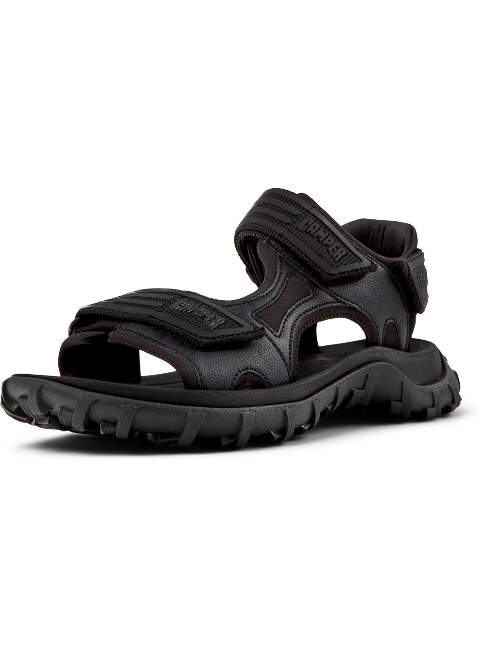 Camper Sandalen Drift Trail Damen Leder schwarz, 36