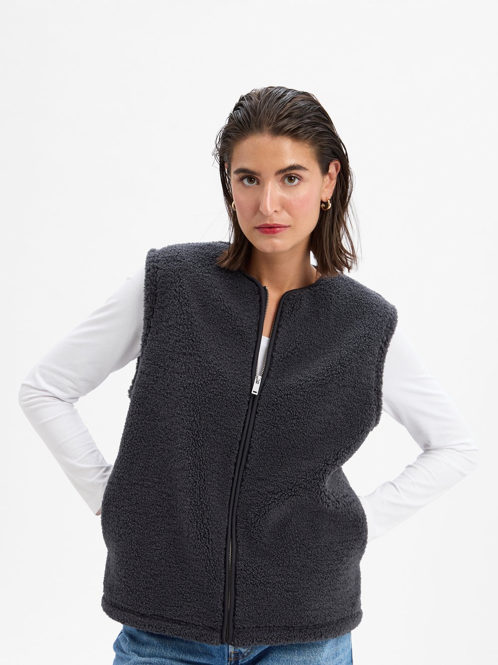 Samsøe Samsøe Weste Damen blau, XS