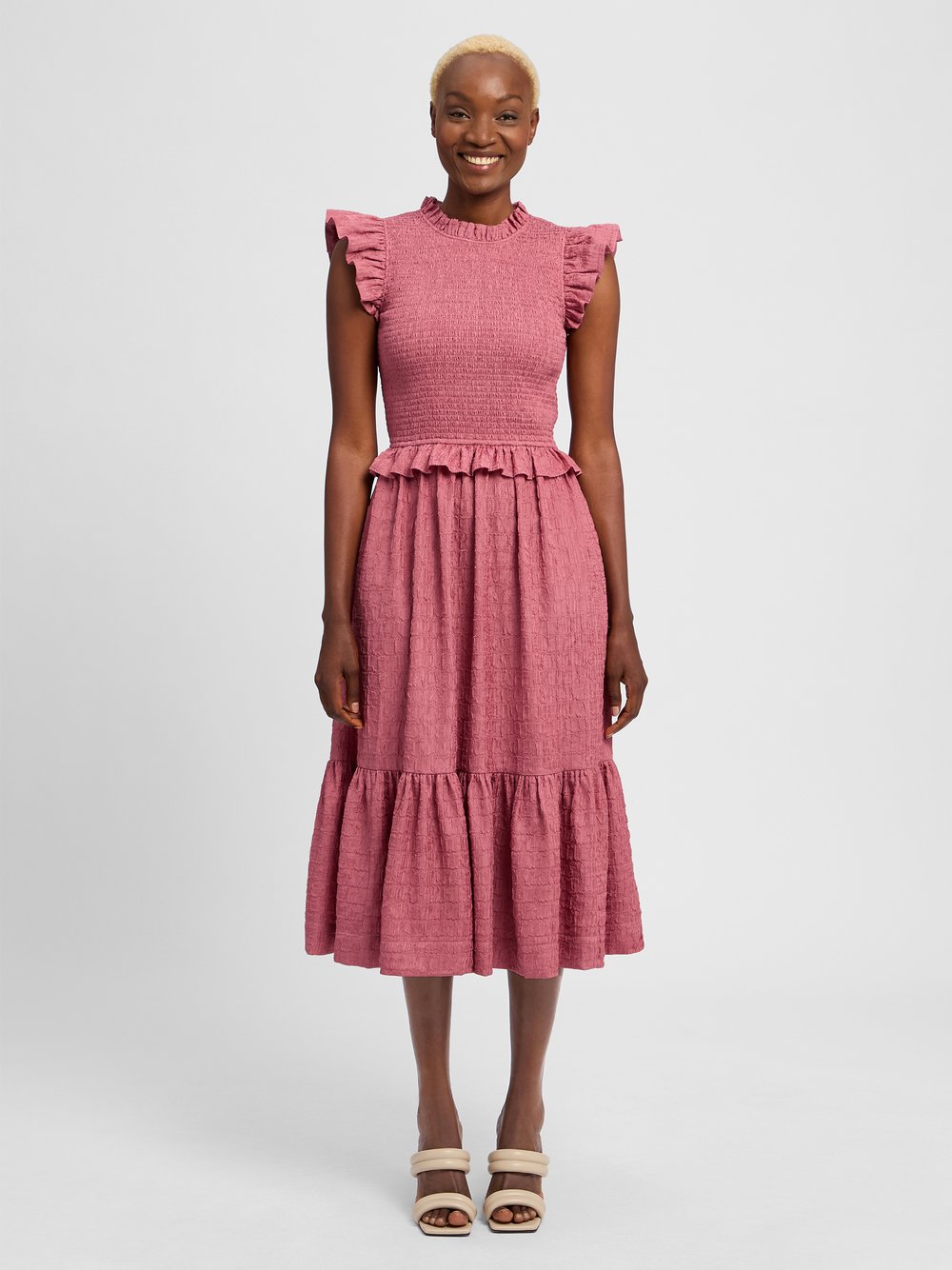 Marie Lund Kleid Damen rosa, 40
