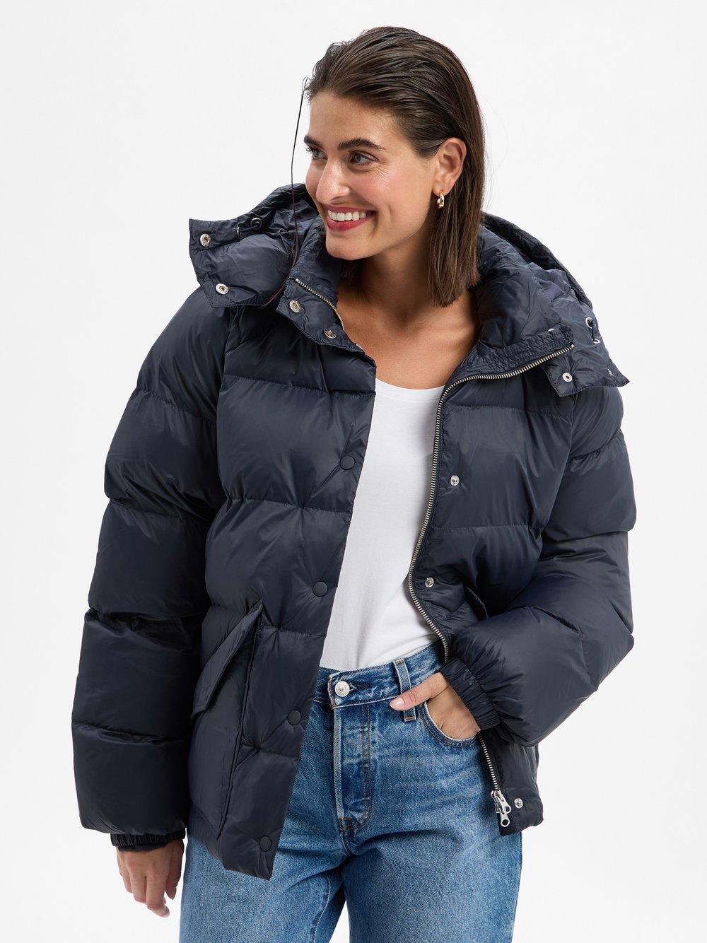Samsøe Samsøe Steppjacke Damen Polyamid blau, S
